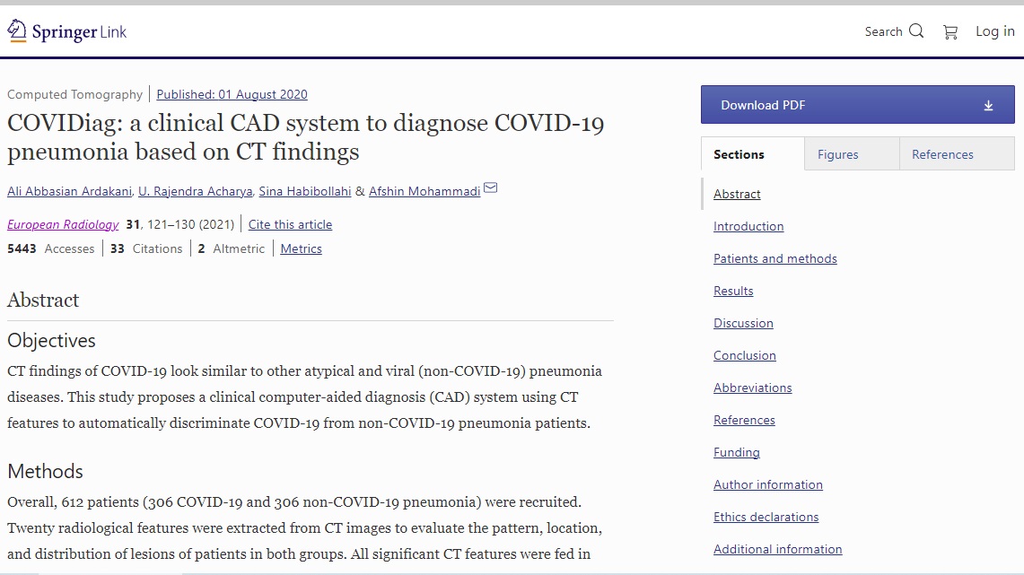 Covidiag: A Clinical Cad System To Diagnose Covid-19 Pneumonia Based On 